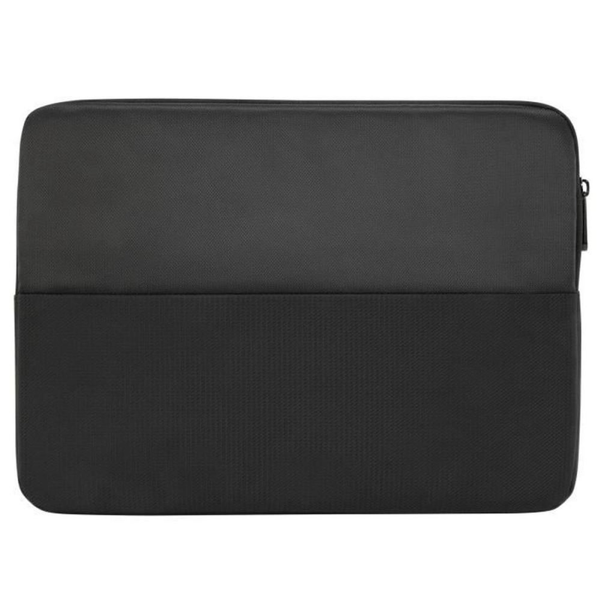Voir la diapositive 4 : Targus Housse ordinateur 14 pouces CityGear noire en néoprène et polyester, fermeture zippée intégrale et poche avant