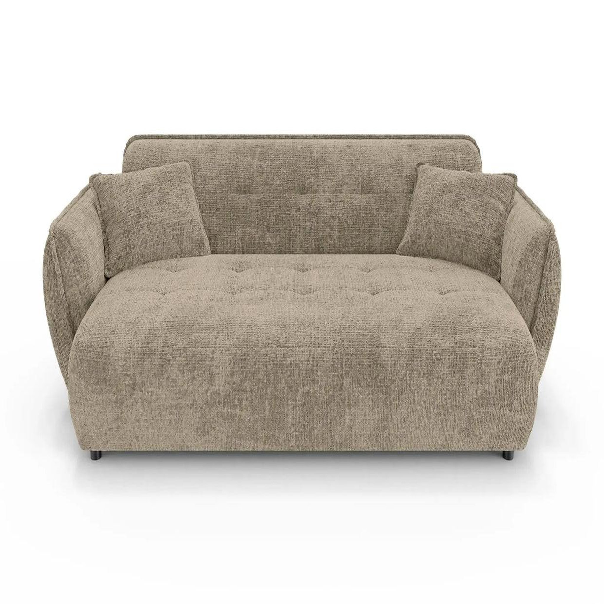 Voir la diapositive 1 : CASANOVA PARIS Mona - canapé droit tissu chenille 3 places