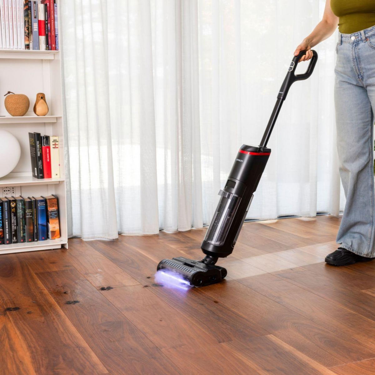 POLTI Aspirateur laveur RollySteam WD40C sans fil avec fonction vapeur