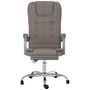 Voir la diapositive 3 : VIDAXL Fauteuil de massage inclinable de bureau Taupe Tissu