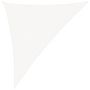 Voir la diapositive 2 : VIDAXL Voile d'ombrage 160 g/m^2 Blanc 3x4x5 m PEHD