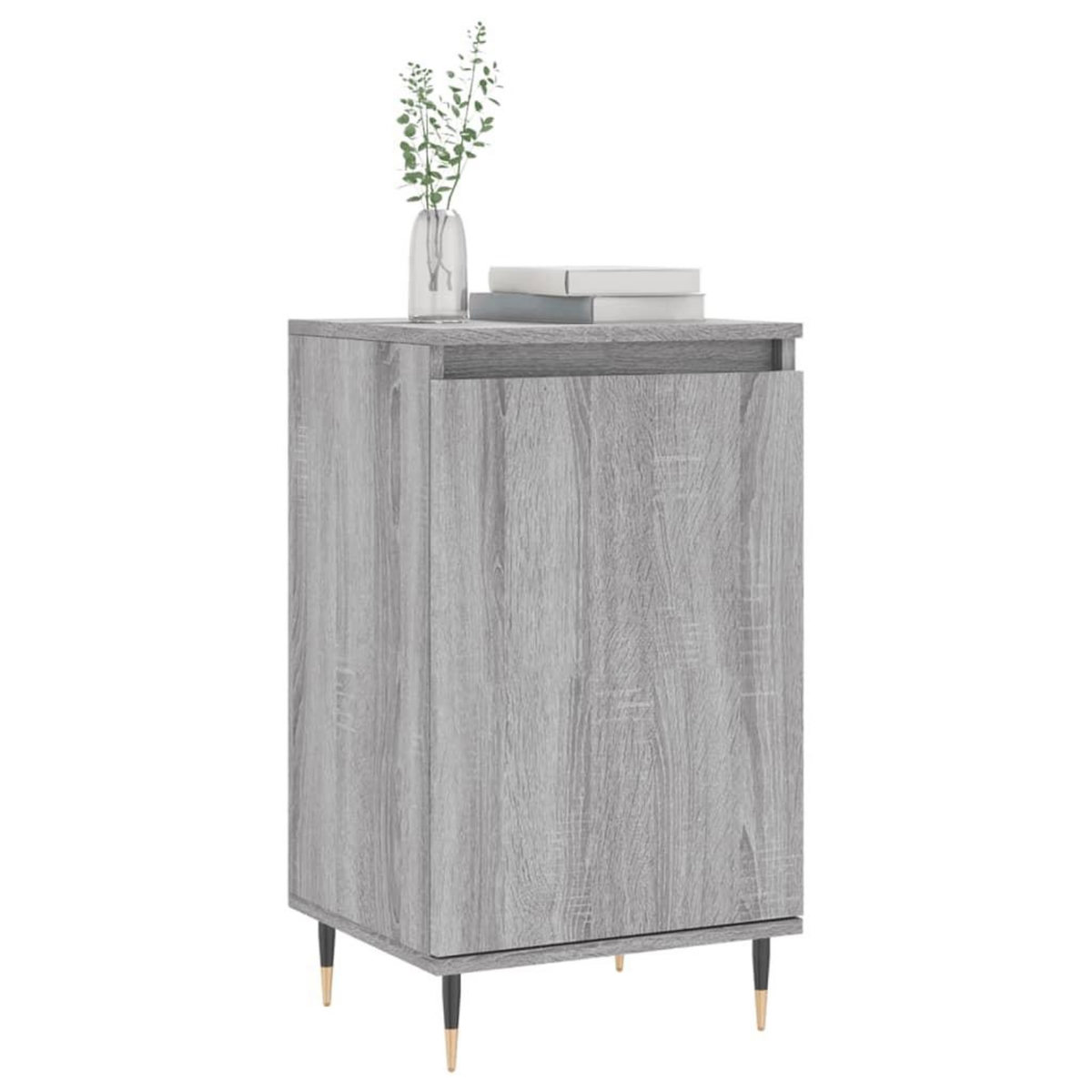 VIDAXL Buffets 2 pcs sonoma gris 40x35x70 cm bois d'ingenierie