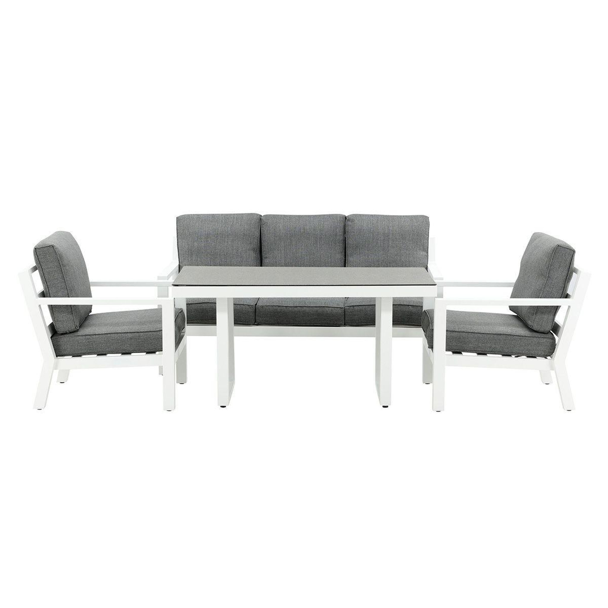Paris Prix Salon de Jardin  Barcelona  171cm Blanc