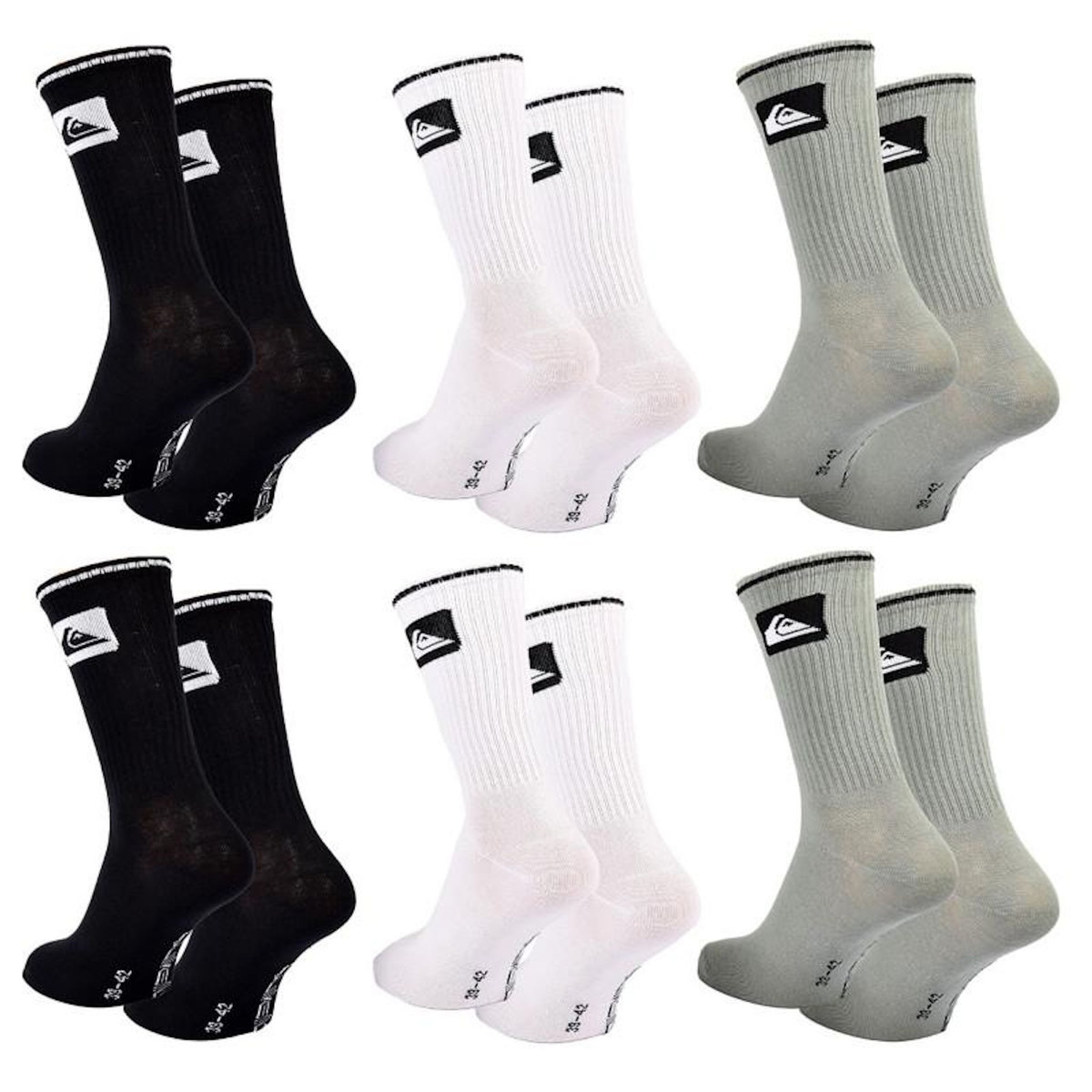 QUIKSILVER Chaussettes QUIKSILVER REGULAR CREW
