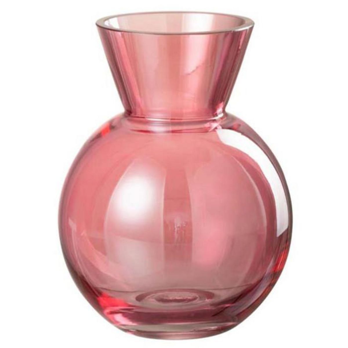 Paris Prix Vase Design en Verre  Lucy  18cm Rouge