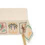 Voir la diapositive 1 : ATMOSPHERA Nappe Imprimé  Tropical  140x240cm Beige Lin