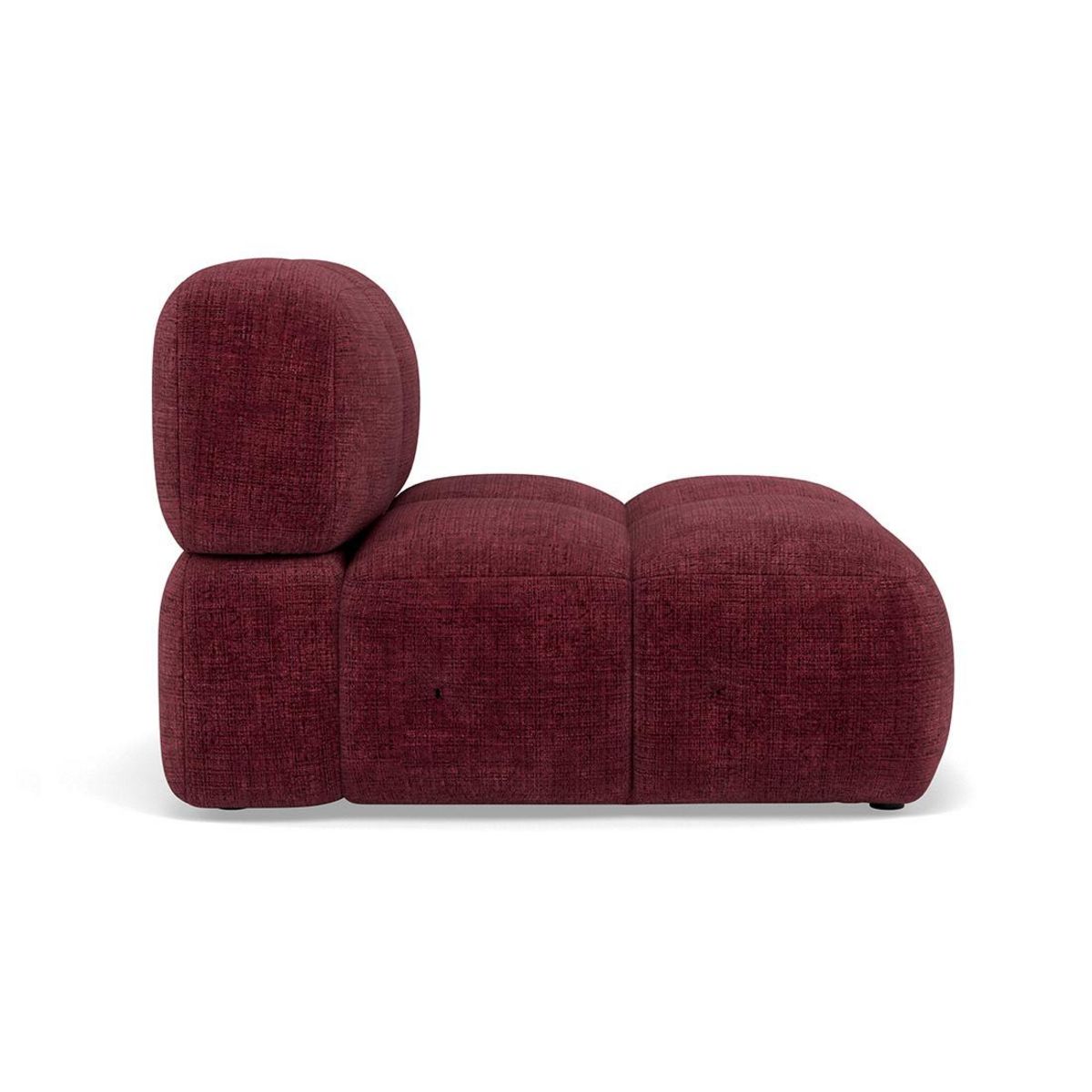 LISA DESIGN Grace - module d'assise en velours texturé