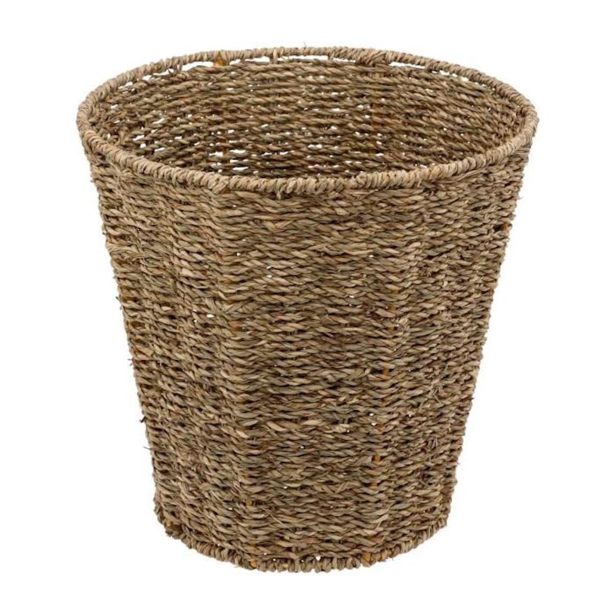 FIVE Poubelle de Salle de Bain  Seagrass  9L Naturel