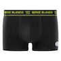 Voir la diapositive 5 : SERGE BLANCO Lot de 4 boxers homme en coton Class uni ceinture colorée
