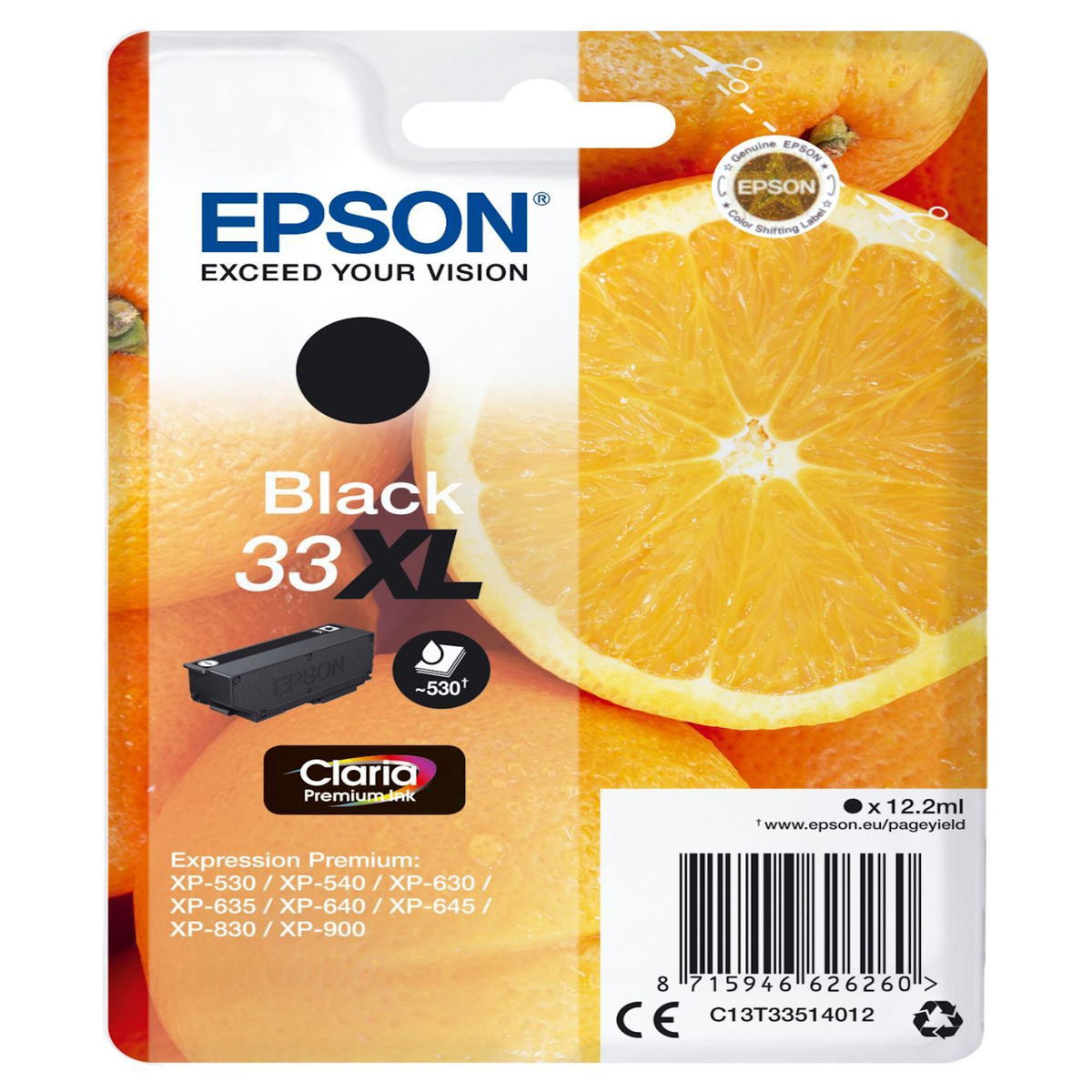 Epson EPSON Cartouche T3351 - Oranges - Noir XL