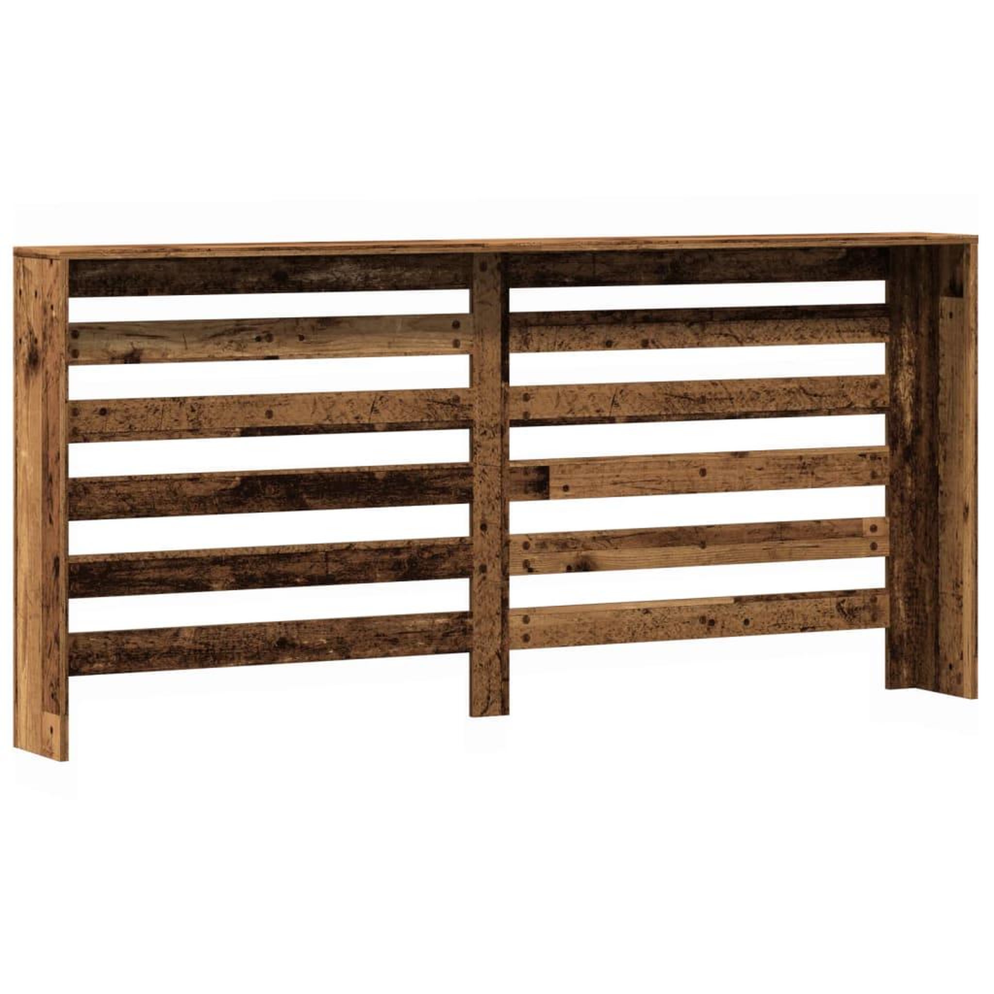 Voir la diapositive 5 : VIDAXL Cache-radiateur vieux bois 175x20x82 cm bois d'ingenierie