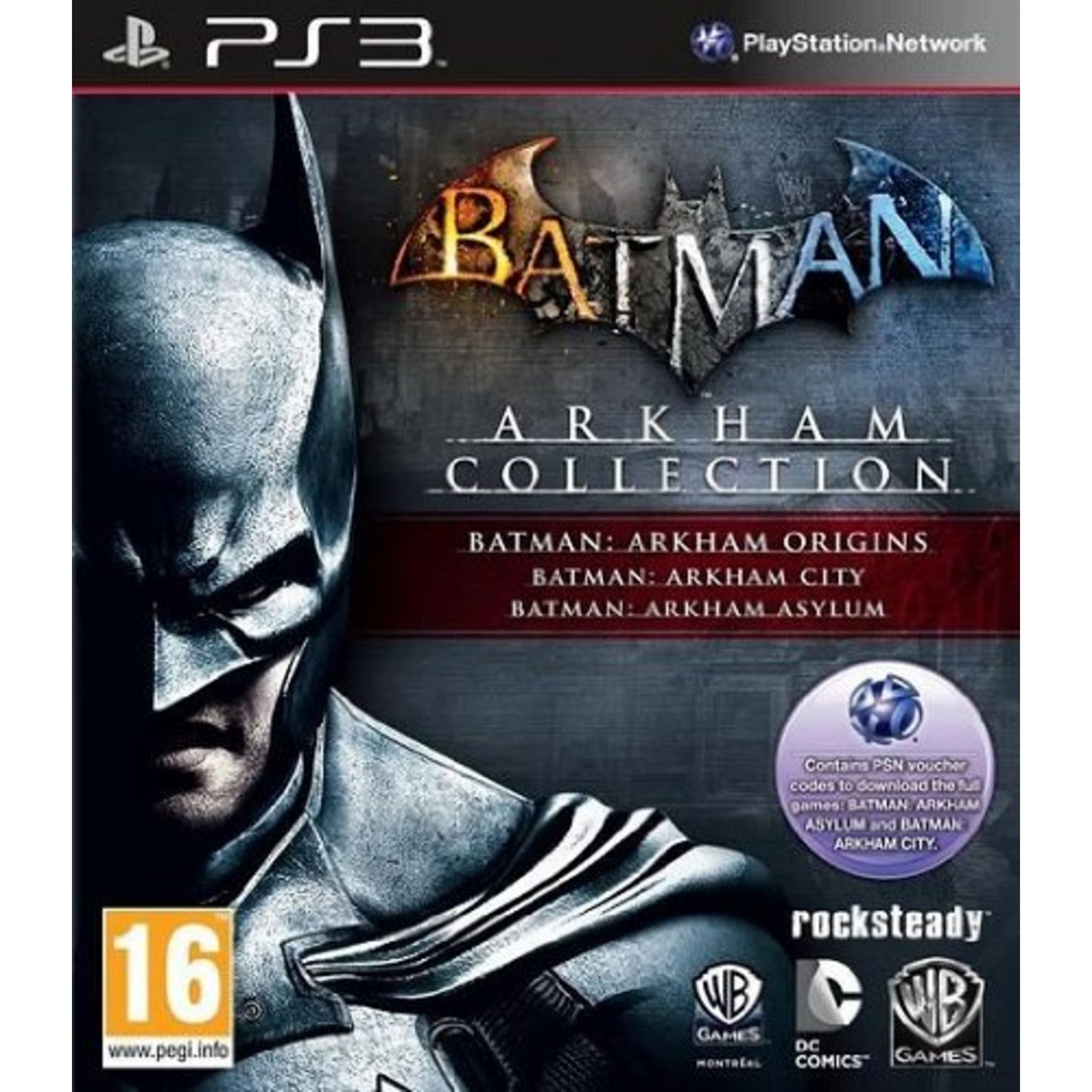BATMAN ARKHAM COLLECTION Sony PlayStation 4 PS4 boîte PAL Inc code