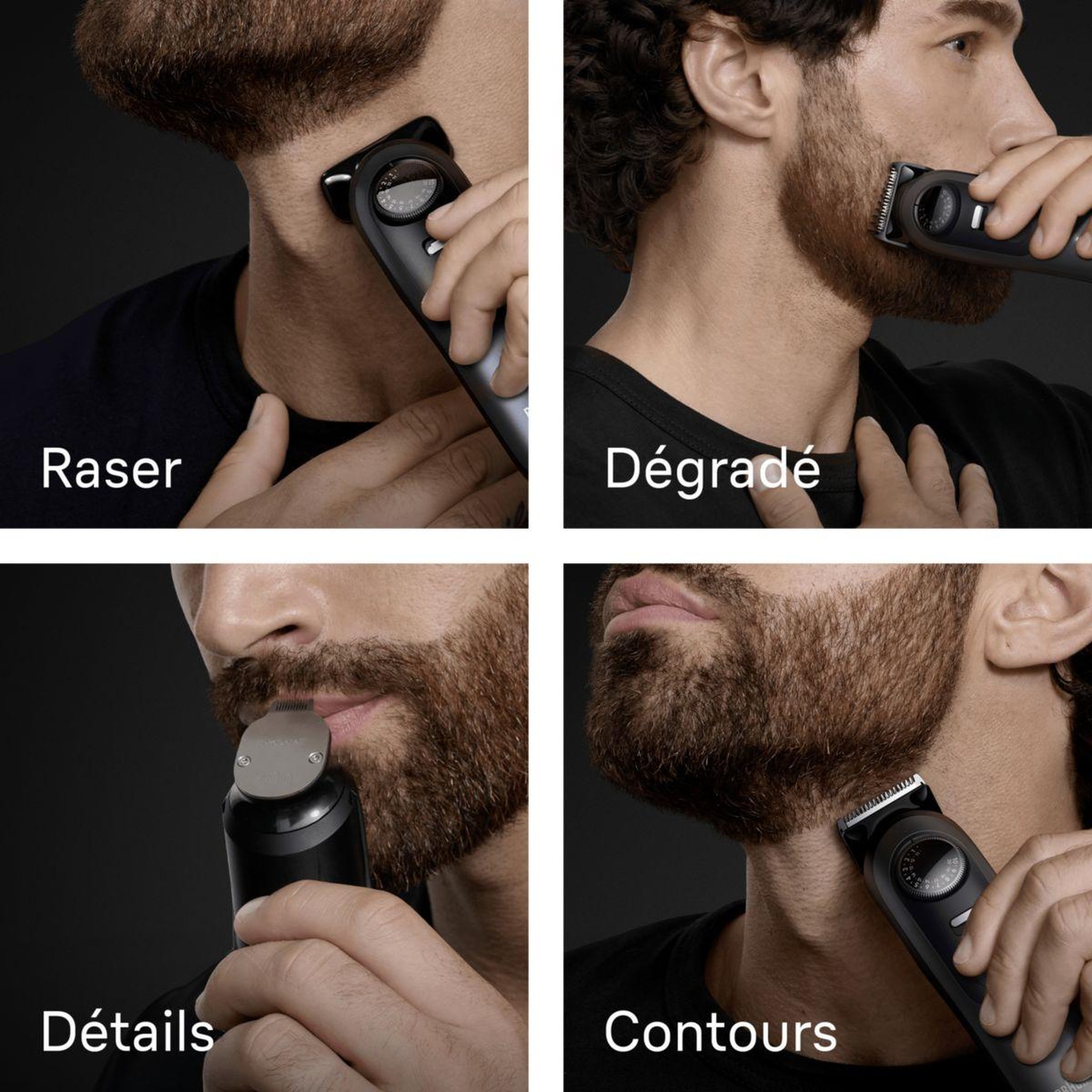 Voir la diapositive 5 : BRAUN Tondeuse barbe bt7540