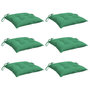 Voir la diapositive 3 : VIDAXL Coussins de palette lot de 6 vert 50x50x7 cm tissu oxford
