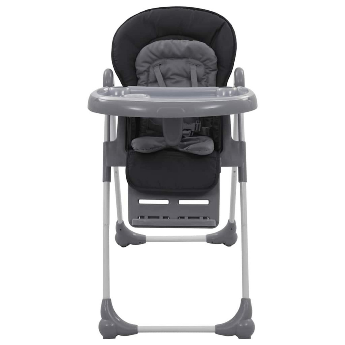VIDAXL Chaise haute pour bebe Gris