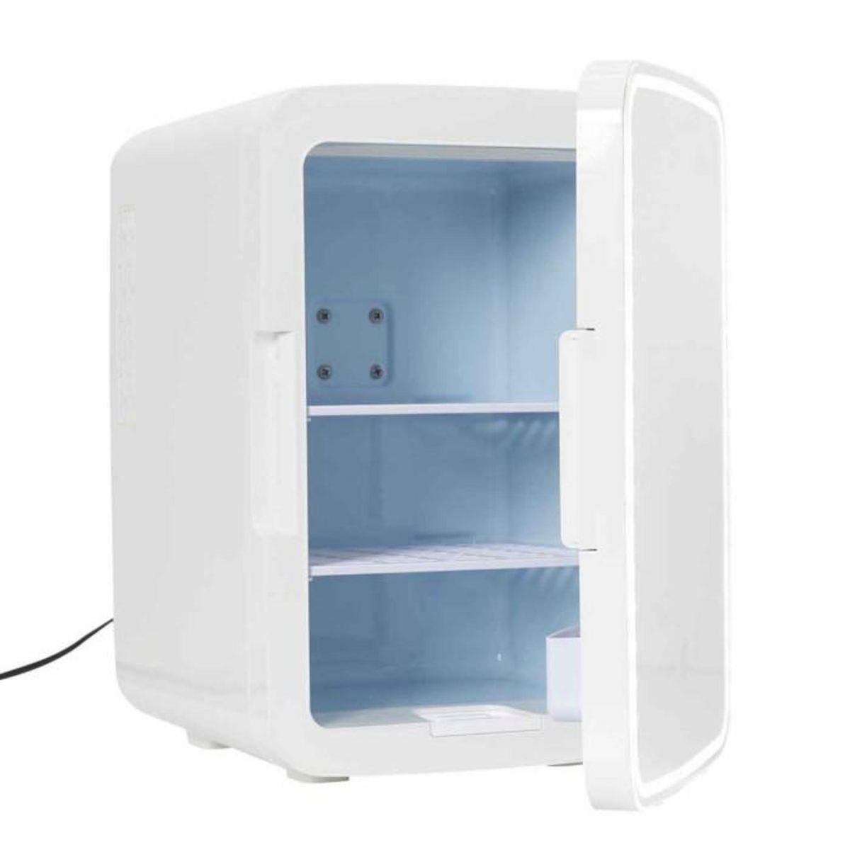 Paris Prix Réfrigérateur & Miroir  Cosmétique  10L Blanc