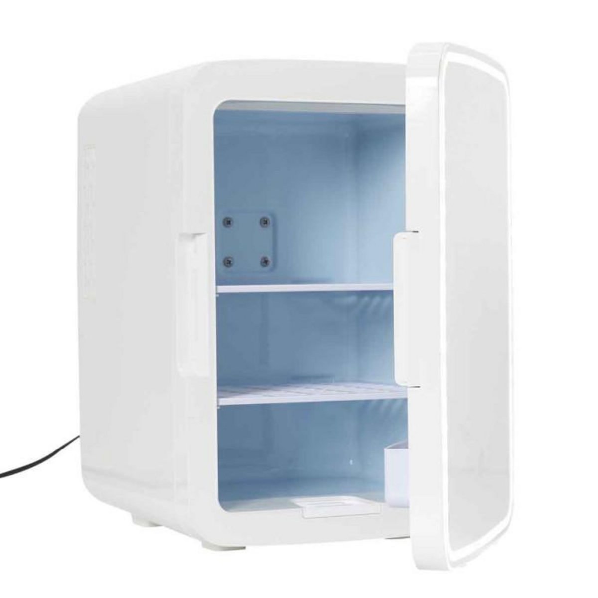 Paris Prix Réfrigérateur & Miroir  Cosmétique  10L Blanc