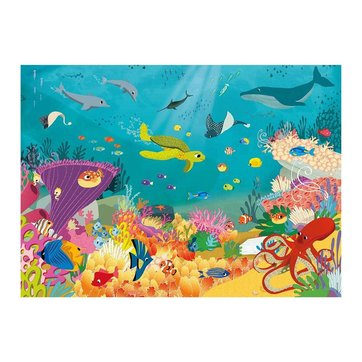 Nathan Puzzle 60P les animaux des oceans