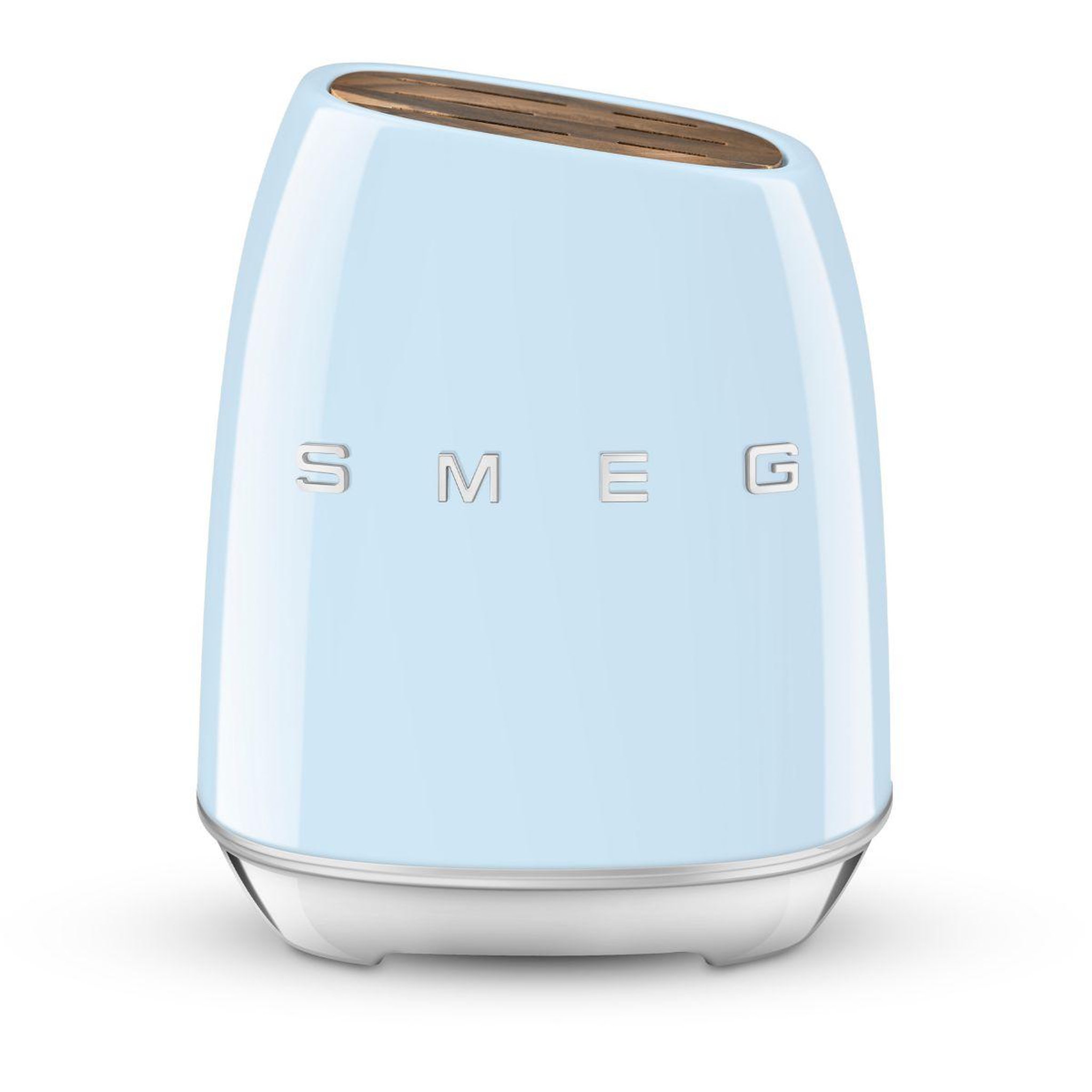 Voir la diapositive 2 : SMEG Bloc couteaux 6 pcs multi-usages bleu