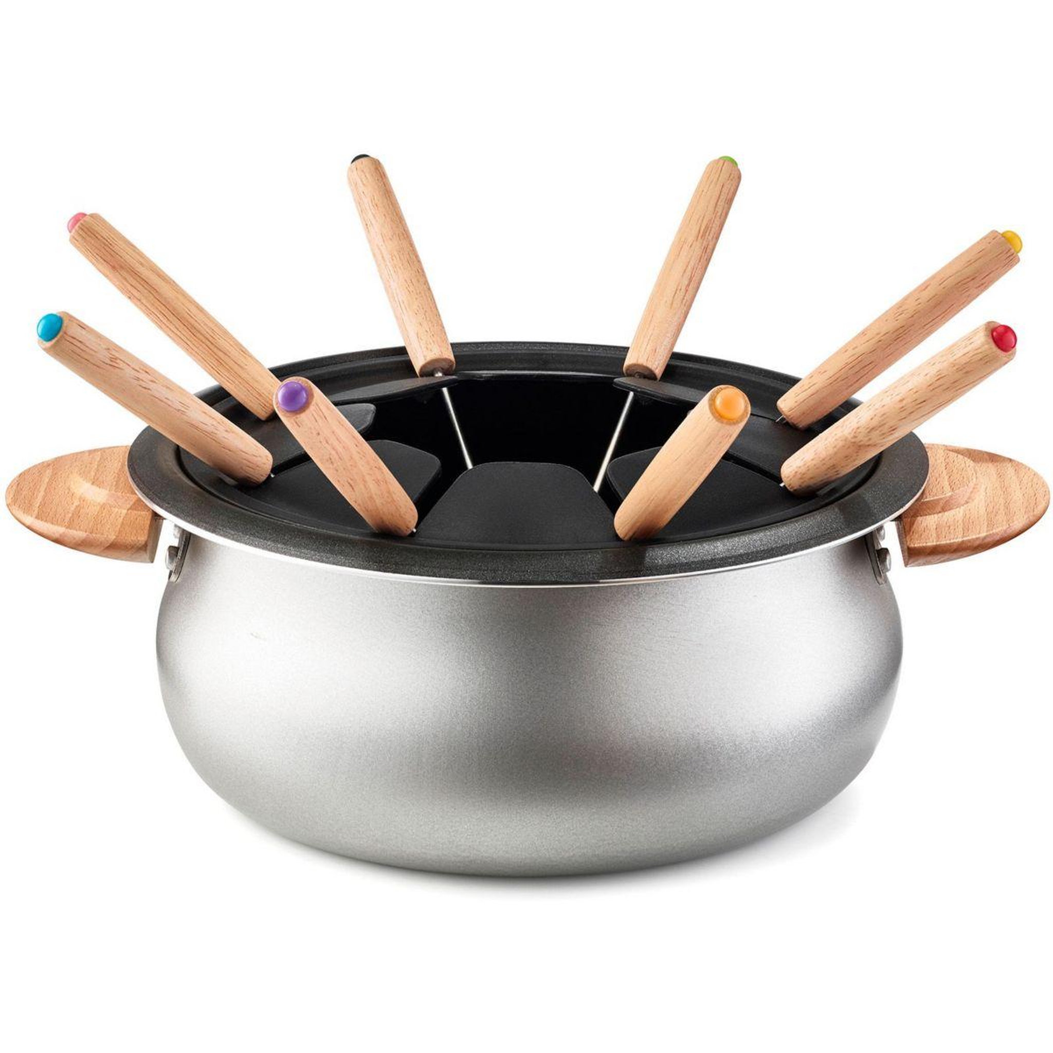 Voir la diapositive 3 : LAGRANGE Wok et fondue wok et fondue bois clair 349019
