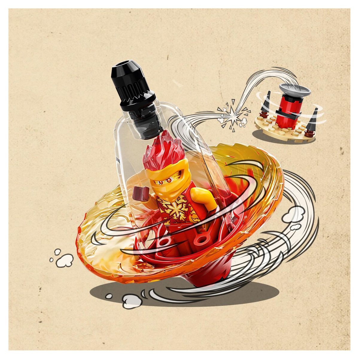 LEGO Ninjago 70688 - L'Entraînement Ninja Spinjitzu de Kai