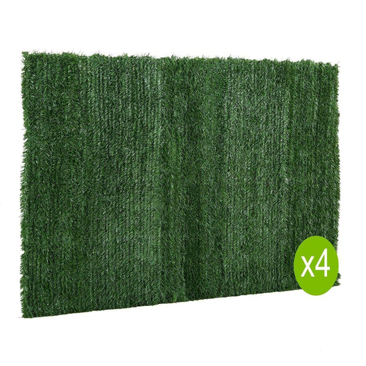 Habitat et Jardin Lot de 4 Haies artificielles - 200 x 300 cm
