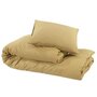 Voir la diapositive 6 : VIDAXL Ensemble de housse de couette Taupe 200x200 cm Microfibre