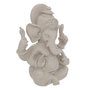 Voir la diapositive 1 : ATMOSPHERA Statuette Déco Ganesh  Chaya  25cm Beige
