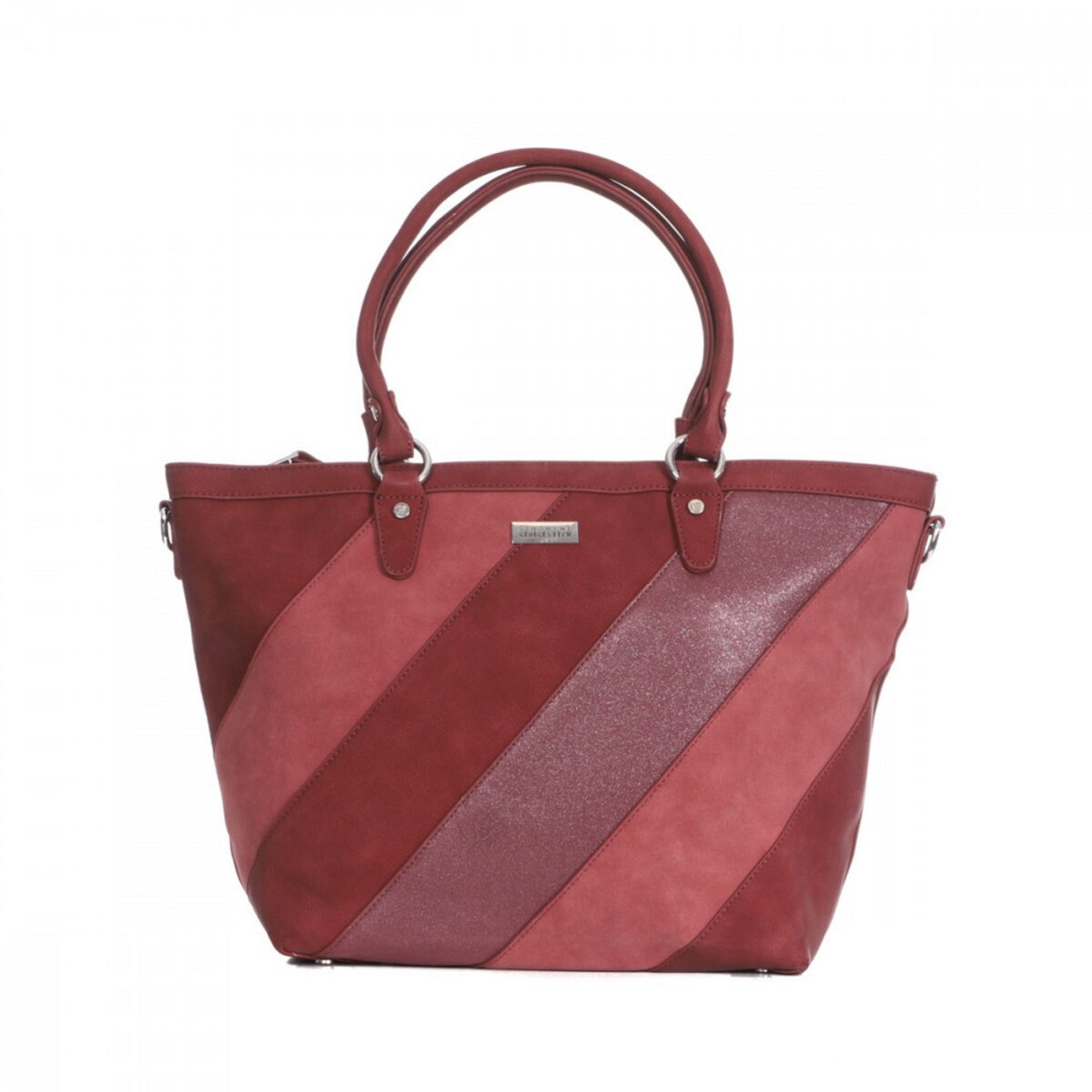 Sac a shop main bordeaux femme