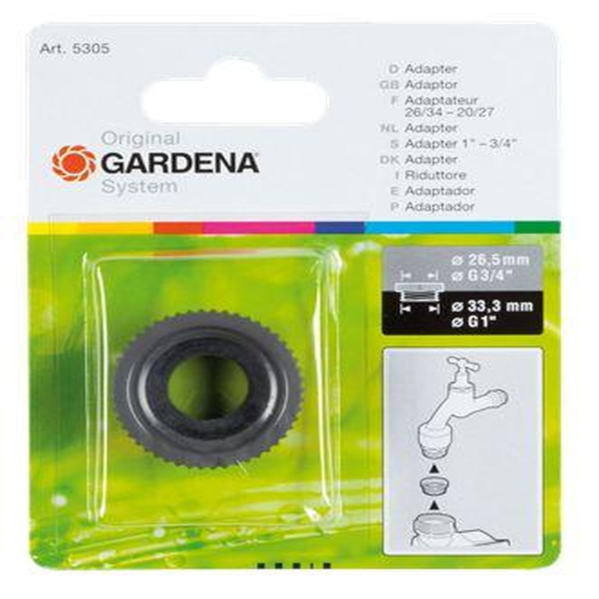 Gardena Adaptateur 26/34 - 20/27