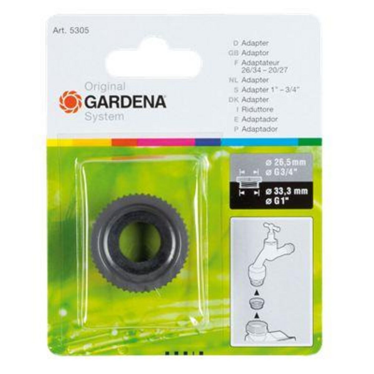 Gardena Adaptateur 26/34 - 20/27
