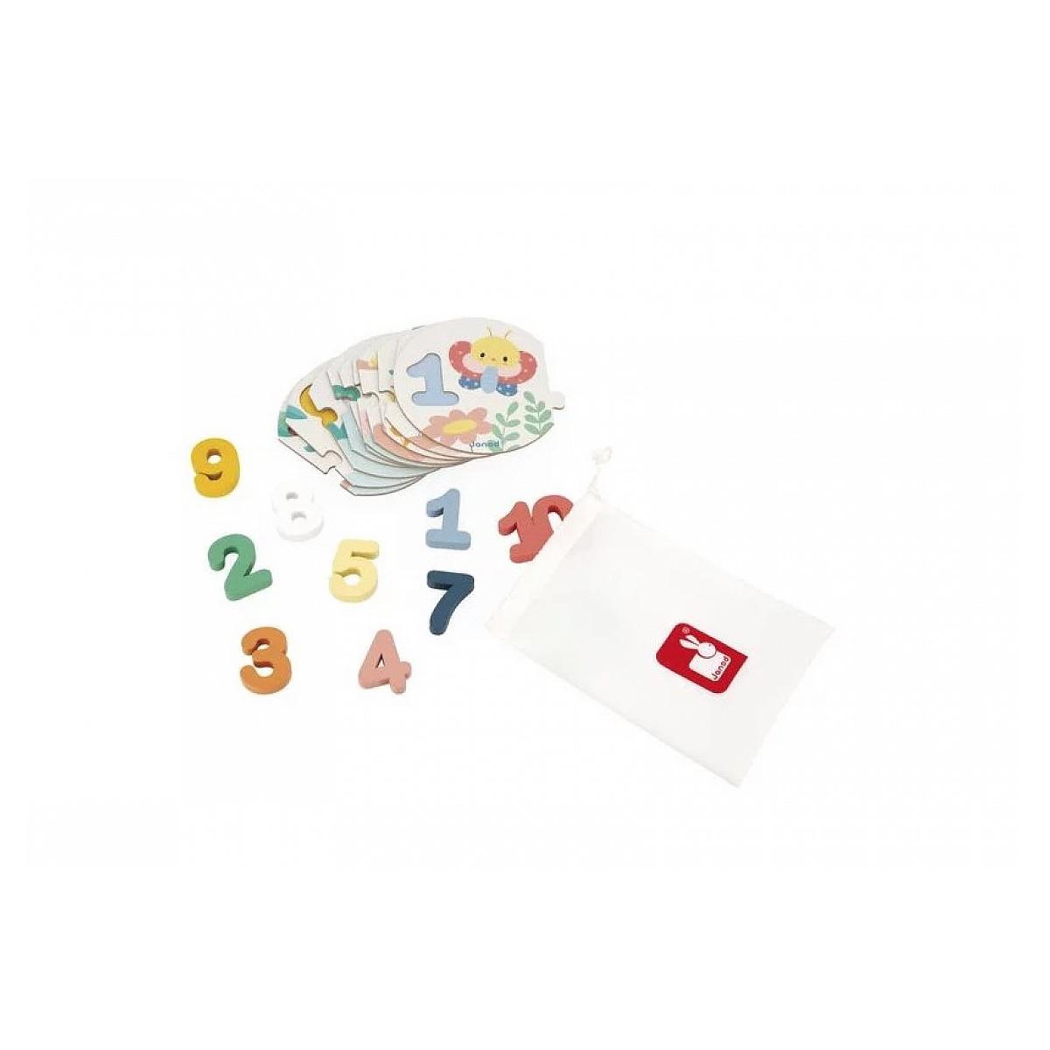 Voir la diapositive 3 : Juratoys-Janod Puzzle Mes premiers chiffres