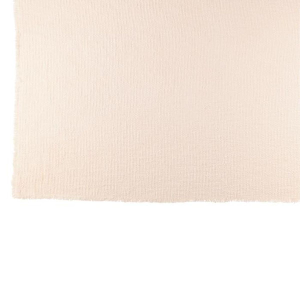 Paris Prix Plaid Uni  Effiloché  130x180cm Blanc