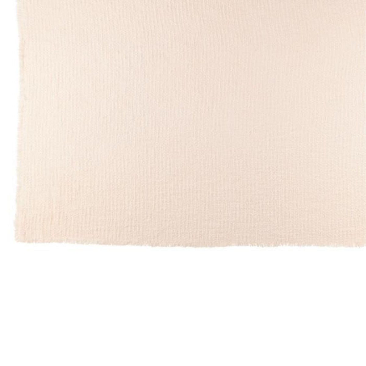 Paris Prix Plaid Uni  Effiloché  130x180cm Blanc