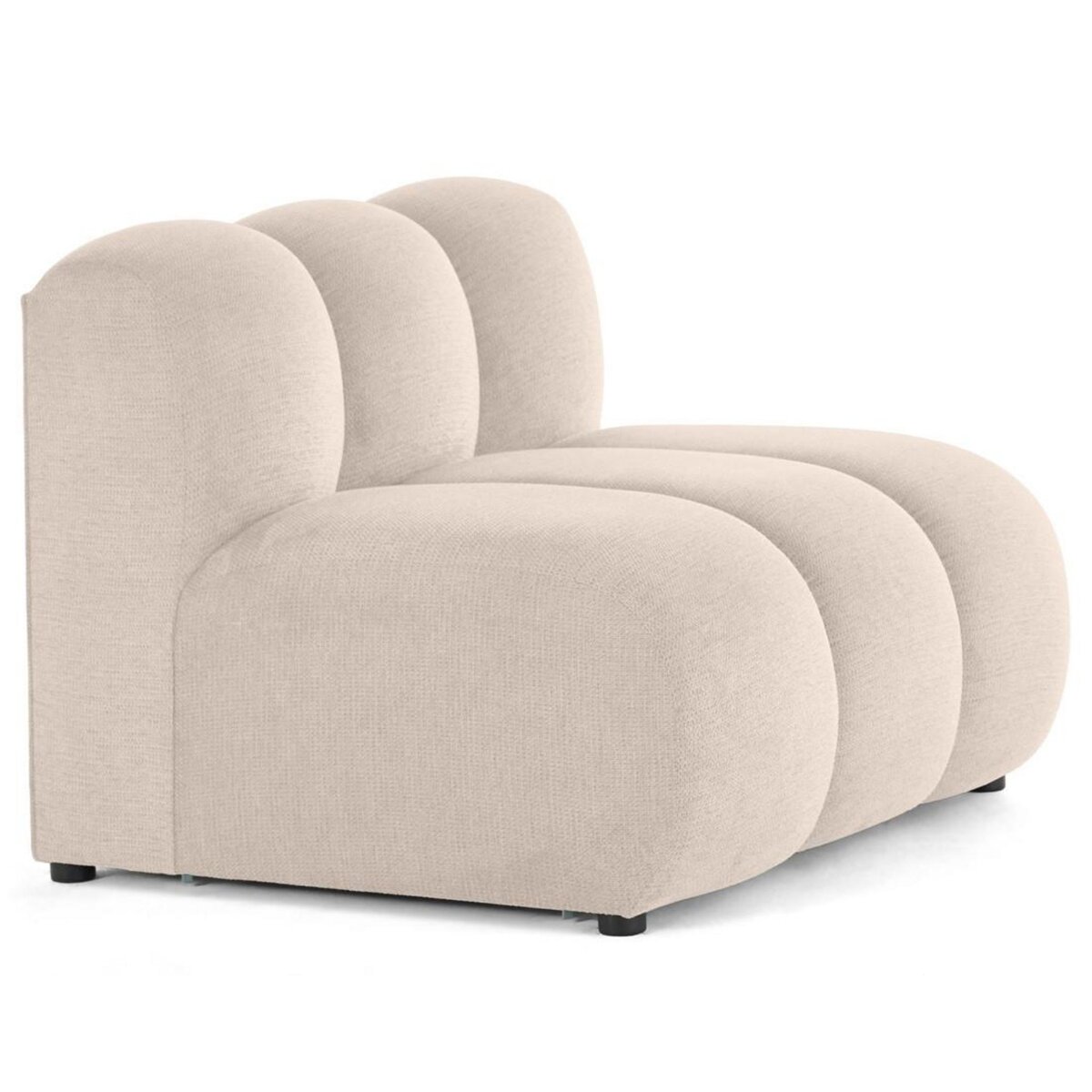 LISA DESIGN Debbie - module d'assise en tissu texturé