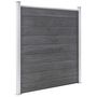 Voir la diapositive 4 : VIDAXL Cloture de jardin WPC 1391x186 cm Gris