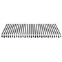 Voir la diapositive 3 : VIDAXL Tissu de remplacement pour auvent Anthracite et blanc 4x3 m