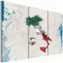 Paris Prix Tableau Imprimé 3 Panneaux  Carte de l'Italie 