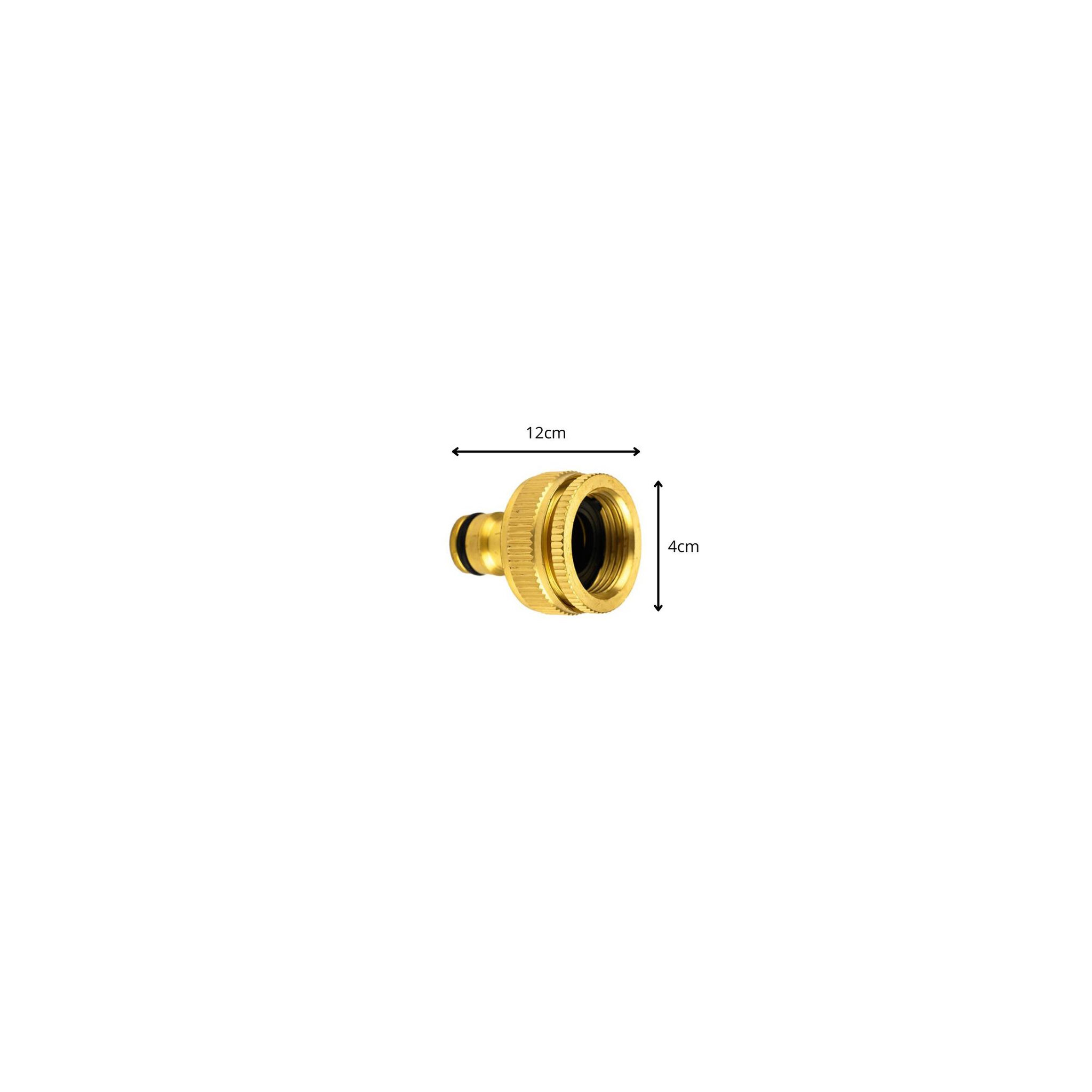 Voir la diapositive 2 : SUAN Nez de robinet pour tuyau d'arrosage - Suan - En laiton - Dimension : 19 et 25 mm