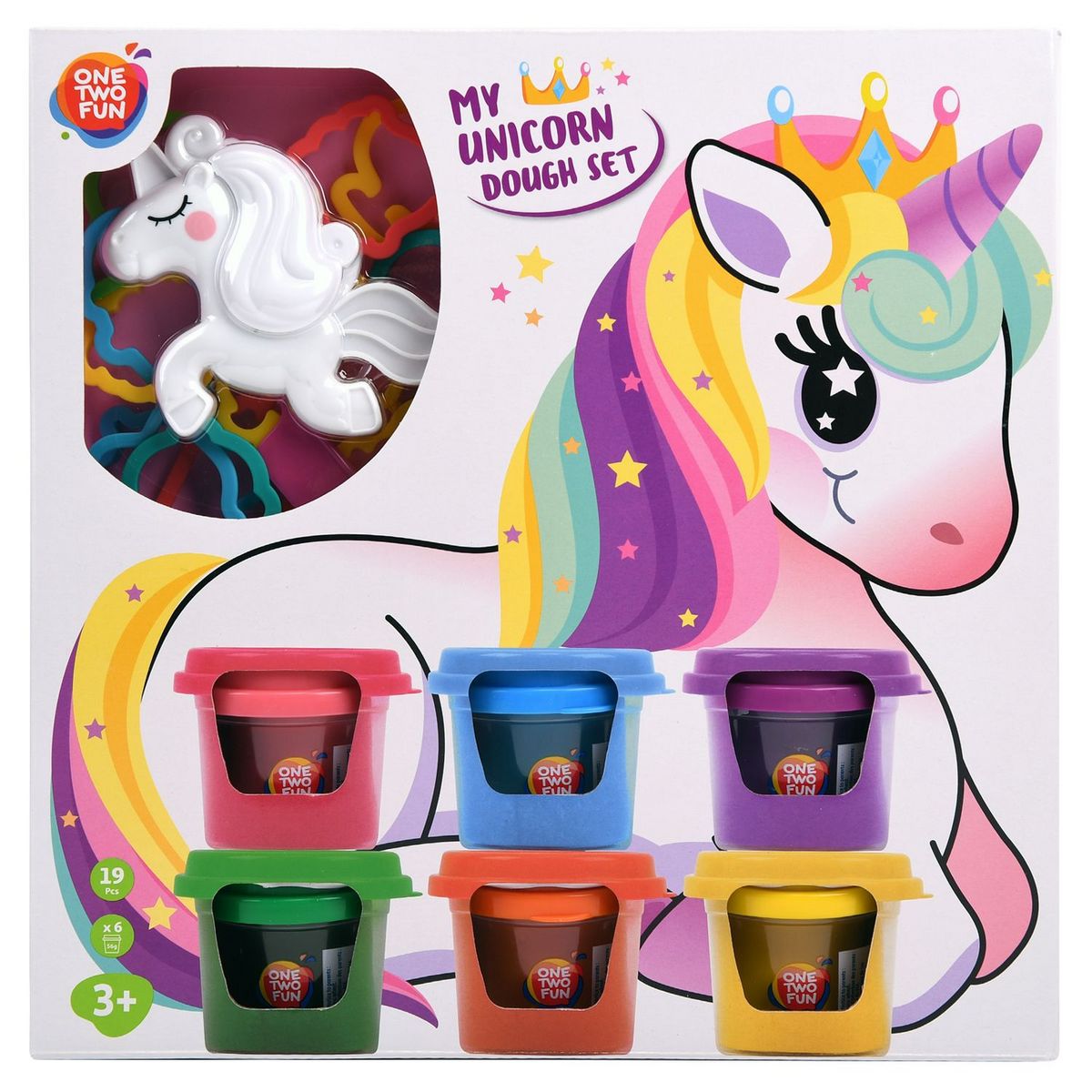 One Two Fun Kit pâte à modeler animaux magiques