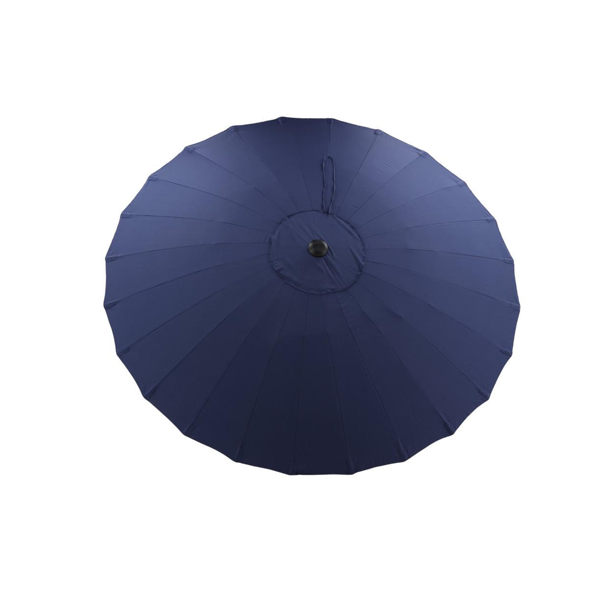 Voir la diapositive 2 : Paris Prix Parasol Design  Palmetto  270cm Bleu