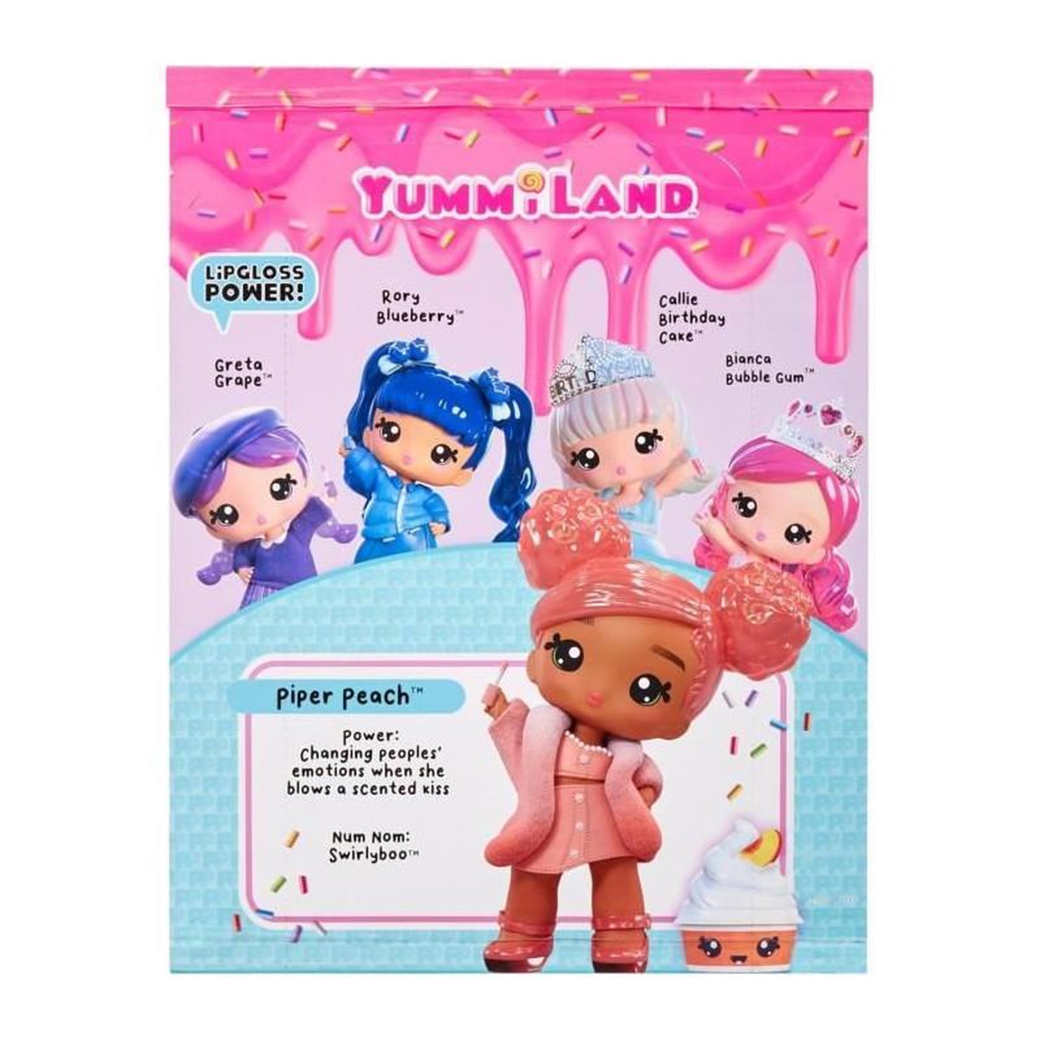 Voir la diapositive 3 : L.O.L. SURPRISE! Yummiland - Grande poupée 25 cm a coiffer et câliner - Animal de compagnie + baumes a levre parfumé - Pia - Des 4ans