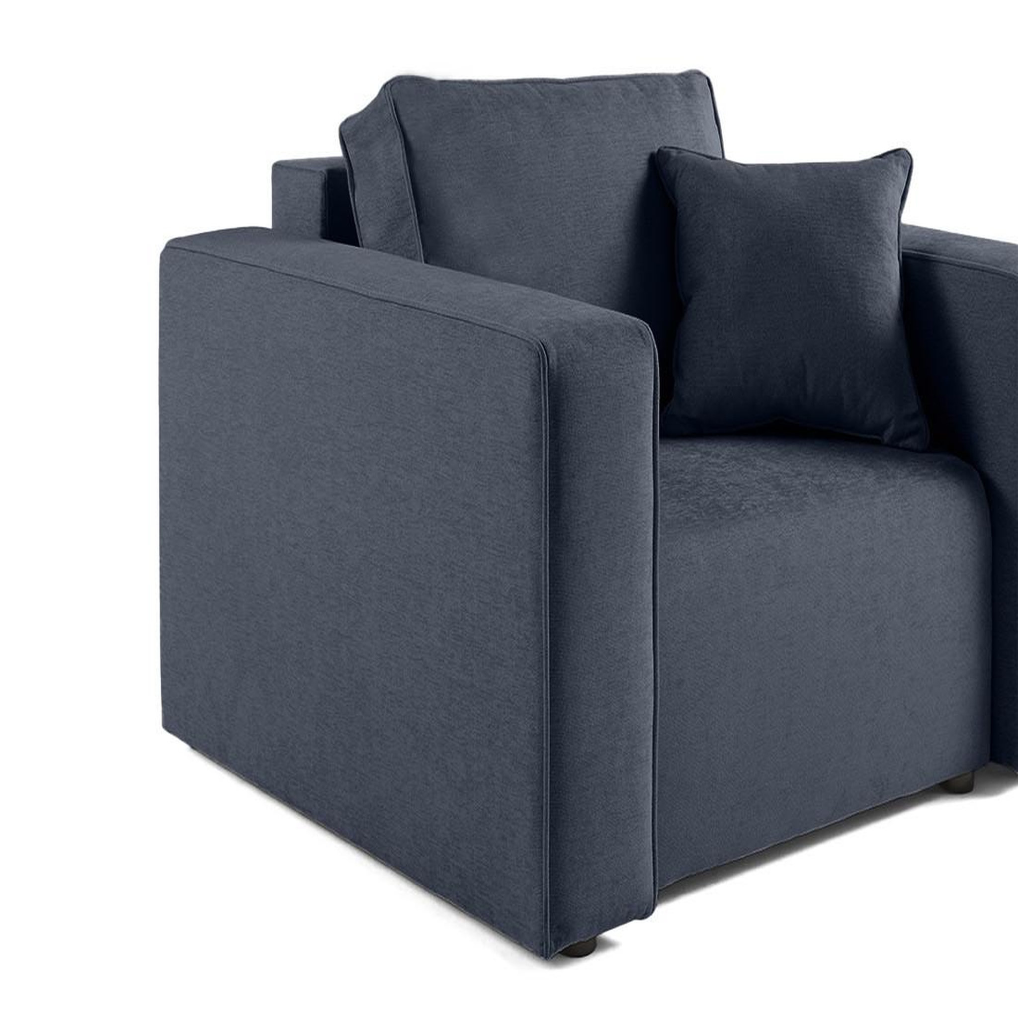 Voir la diapositive 4 : BEST MOBILIER Topaze - fauteuil - en tissu