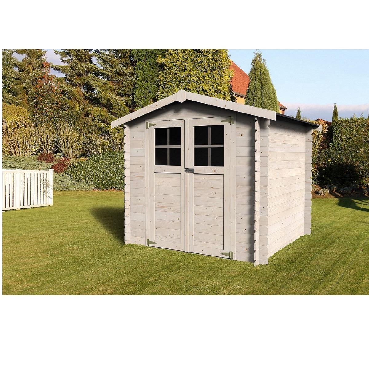 DECOR ET JARDIN Abri chalet de jardin bois - 3.42m² - OBRIEUX