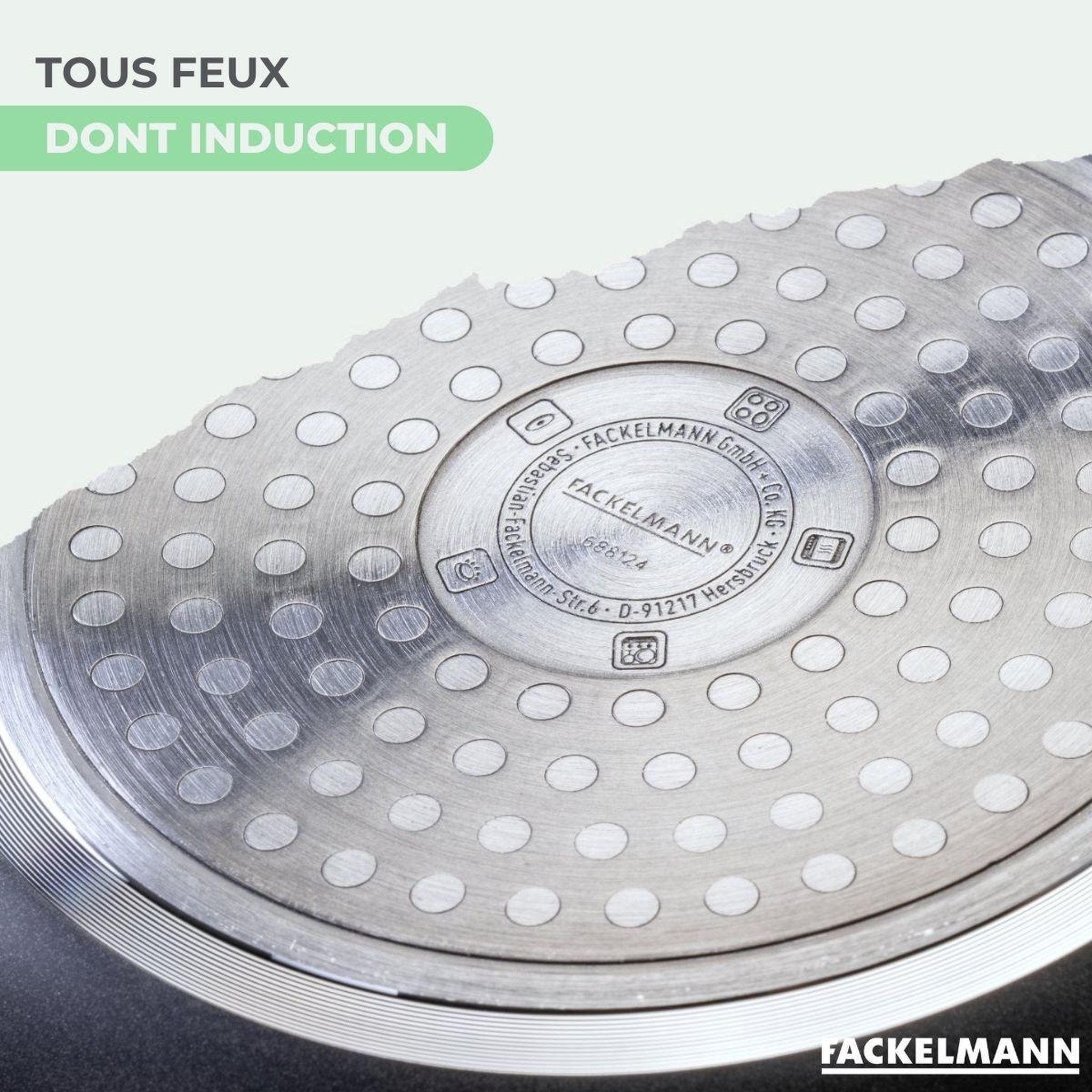 Voir la diapositive 5 : Fackelmann Ensemble de 2 poêles de 16 et 20 cm et 6 ustensiles fackelmann brandao