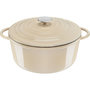 Voir la diapositive 1 : TEFAL Cocotte Fonte LOV faitout 29cm beige