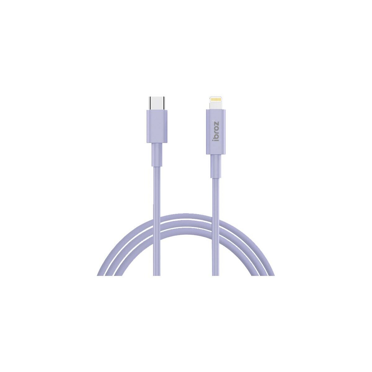 IBROZ Câble Lightning vers USB-C 1m mauve