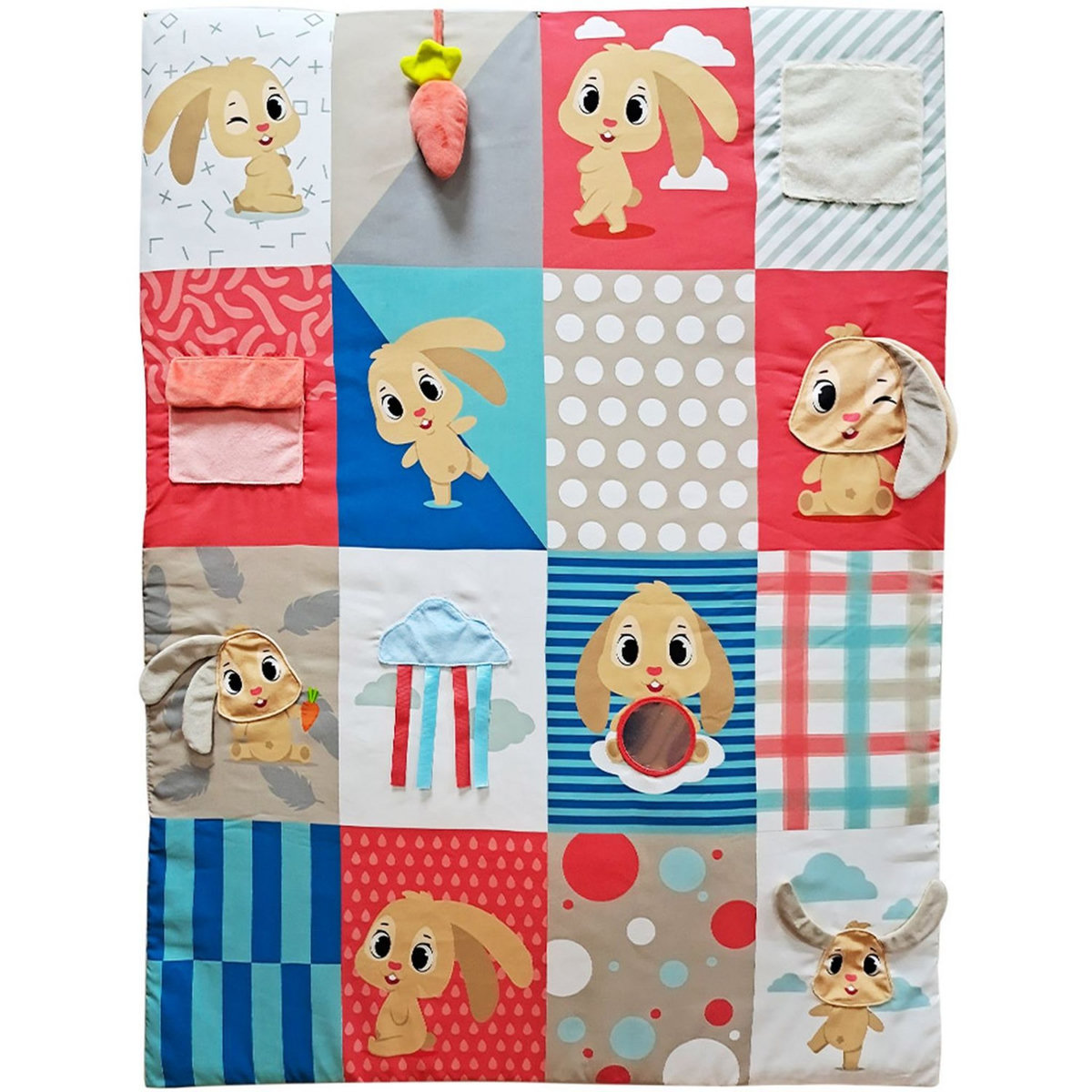 One Two Fun Mon premier tapis de jeu - Patchwork