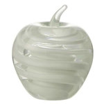 Paris Prix Presse-Papier Pomme Design  Verre  12cm Blanc