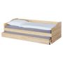 Voir la diapositive 2 : Lit banquette gigogne 90x200 cm ANDREA